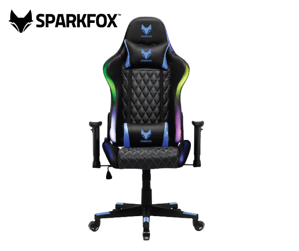 מושב גיימר מקצועי עם תאורת לד RGB -GT ELITE SPARKFOX GC65E- כולל משלוח!