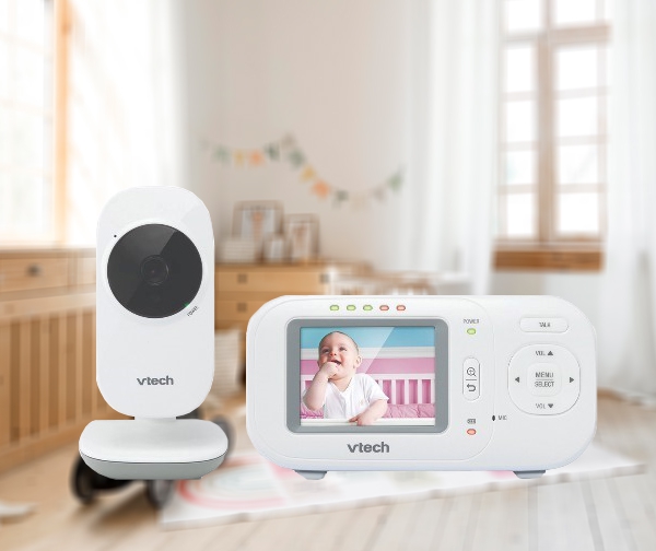 אינטרקום לתינוק מצלמה+מסך "2.4 VTECH – כולל משלוח עד הבית!