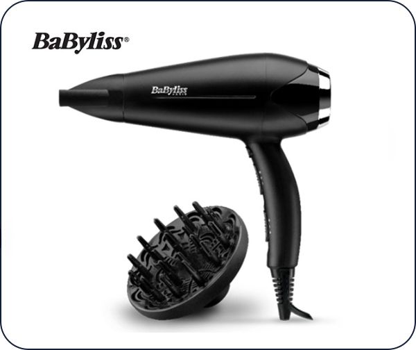 מייבש שיער חזק + דיפיוזר - BABYLISS
