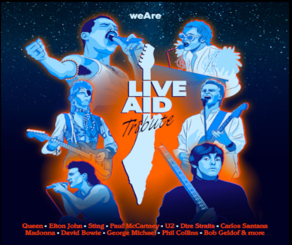 Live Aid לייב אייד - מחווה לשנות ה־80