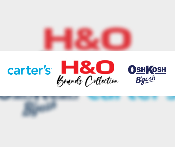 תו קנייה בשווי 200 ₪ לרשת חנויות carter's ,H&O וOSHKOSH