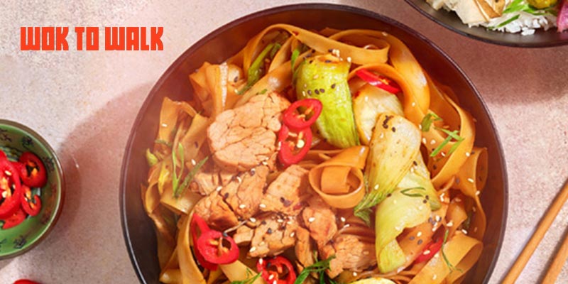 מנת ווק ברשת WOK TO WALK