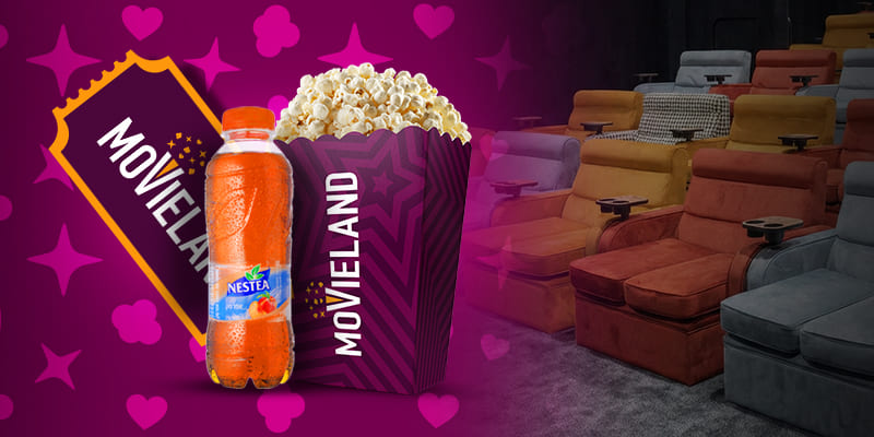 כרטיס יחיד לסרט + פופקורן קטן + בקבוק שתייה