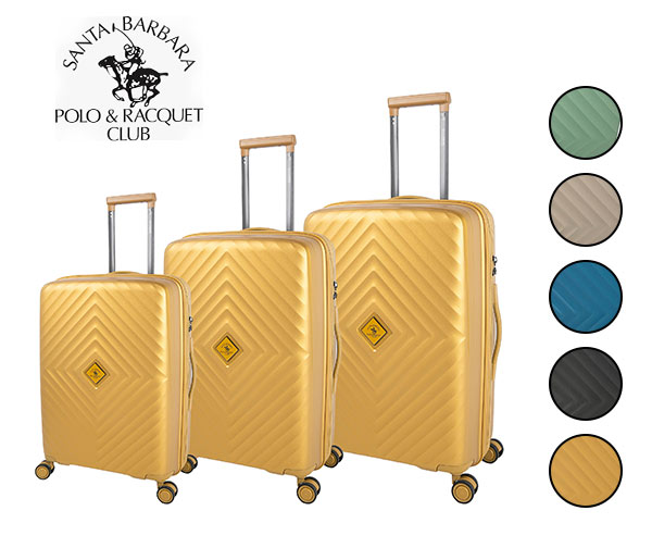 סט 3 מזוודות קשיחות דגם MILAN מבית POLO CLUB