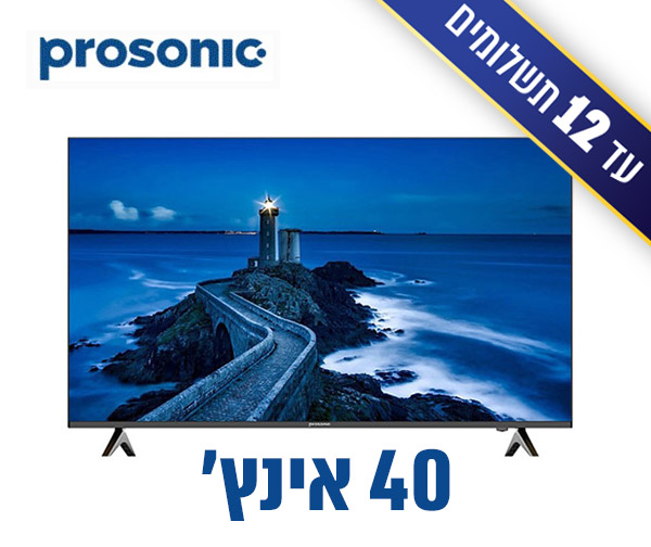 מסך לד “40 FULL HD Smart 4040 webOS22 Prosonic
