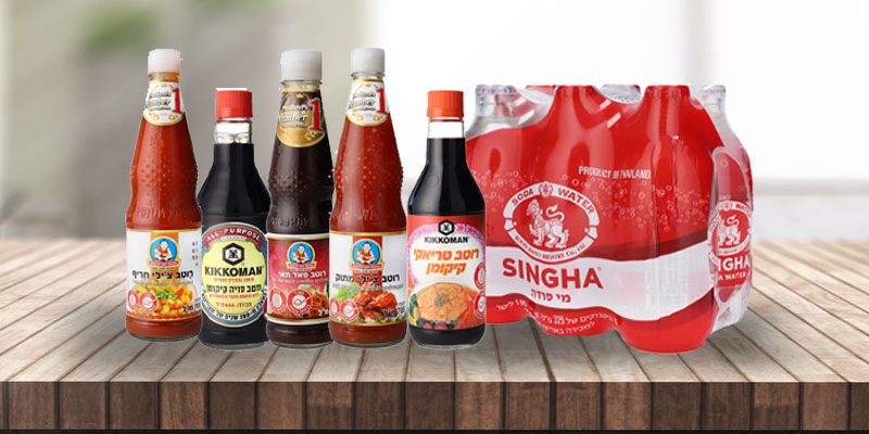 מארז השף האסייתי - רטבים אסייתיים ושישיית סודה סינגה