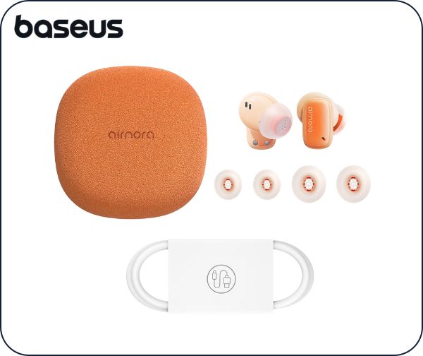 אוזניות אלחוטיות עם מסנן רעשים AirNora 2 מבית Baseus