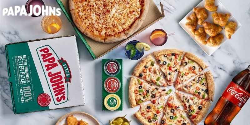 פאפא ג'ונס-פיצה משפחתית + 2 תוספות + מנה נלווית + בקבוק שתייה 1.5