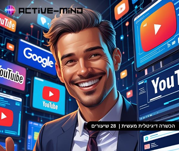 קורס פרסום ושיווק ב-Google&YouTube - מכללת אקטיב מיינד