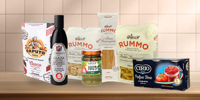 מארז השף האיטלקי - מגוון מוצרים מהמטבח האיטלקי