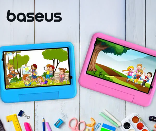 טאבלט ילדים "FutureTAB 8 כחול + כיסוי ורוד