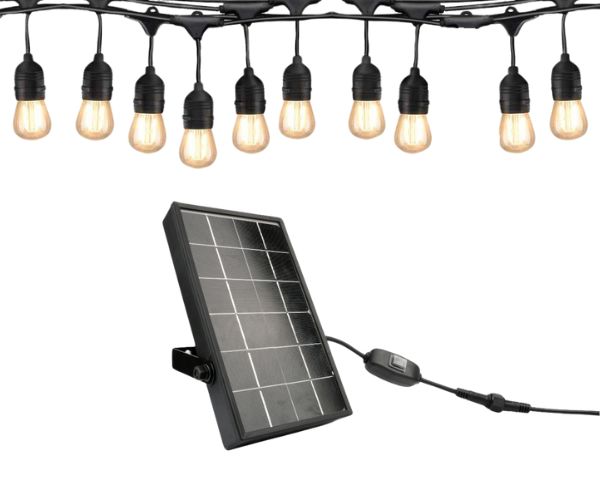 שרשרת תאורה סולארית עם 10 נורות LED