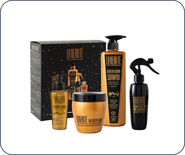 מארז INTENSIVE BOX לטיפוח השיער מבית LA BEAUTE