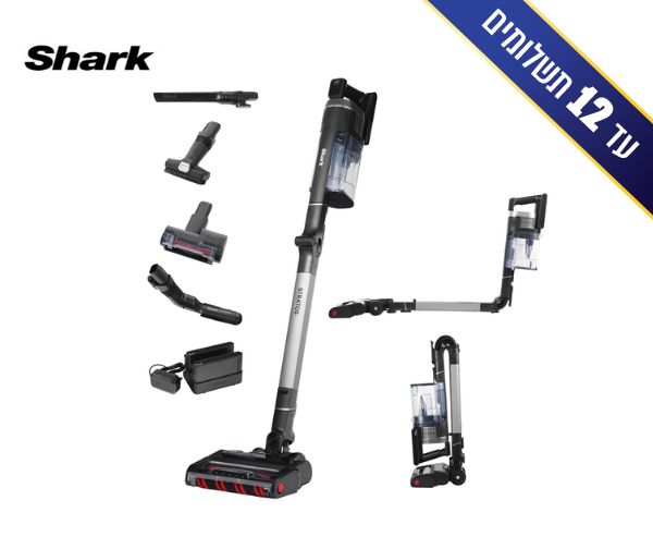 שואב אבק אלחוטי נטען Shark דגם IZ420EUT