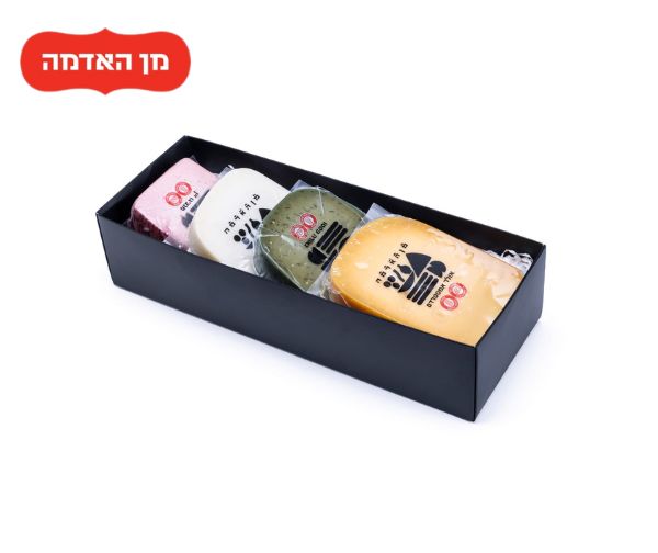 מארז גבינות בוטיק לחג השבועות מבית מעדניית מן האדמה