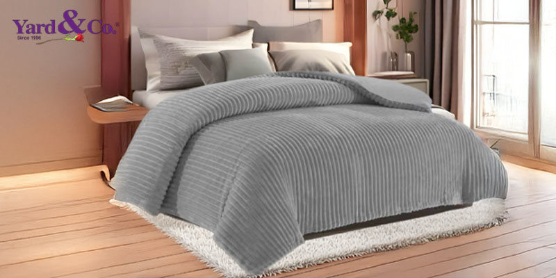 סט מצעים באריגת קורדרוי מבית Yard&co