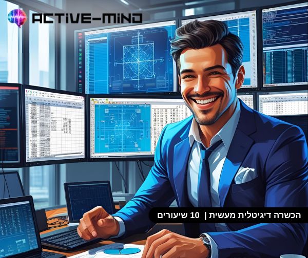 קורס אקסל מתחילים + מתקדמים - מכללת אקטיב מיינד