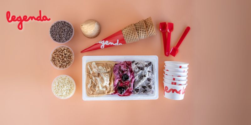 מארזי גלידה + תוספות ברשת לג'נדה