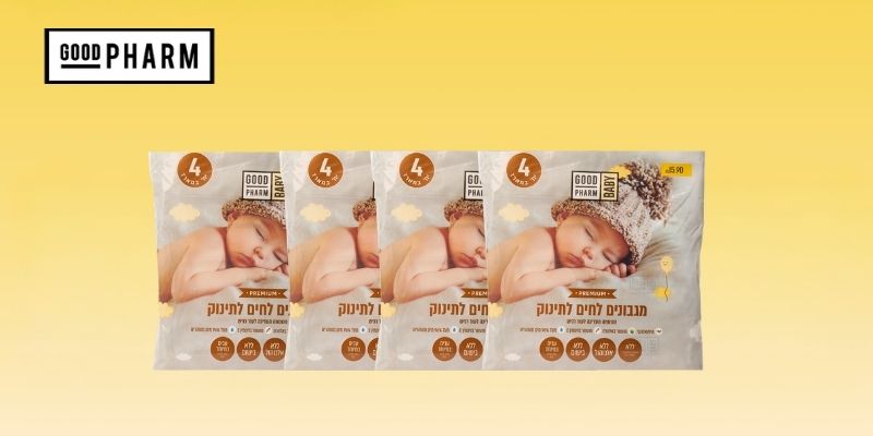 4 מארזי מגבוני פרימיום