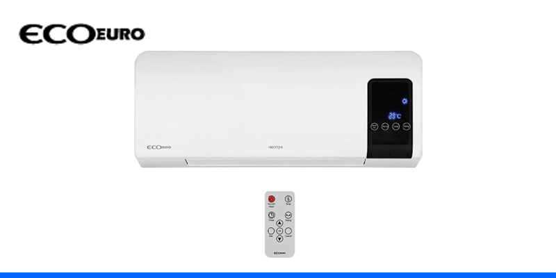 מזגנית חימום לתלייה כולל שלט רחוק מבית Eco Euro