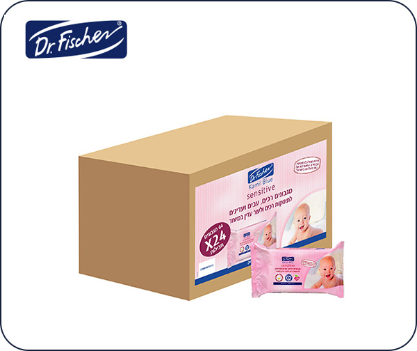 מארז 24 חבילות מגבונים קמיל בלו סנסטיב מבית ד"ר פישר
