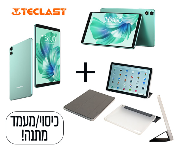 טאבלט ''8 עם מסך IPS ברזולוציית  TECLAST P85T HD – יבואן רשמי