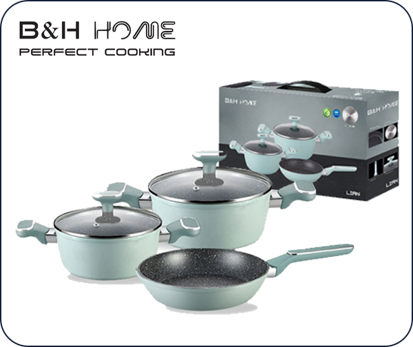 סט סירים 5 חלקים דגם ליאן מבית B&H HOME