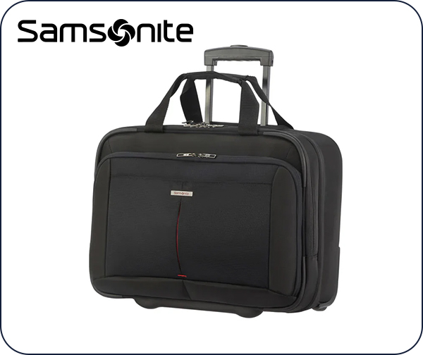 תיק עסקי עם גלגלים ותא ללפטופ מבית Samsonite