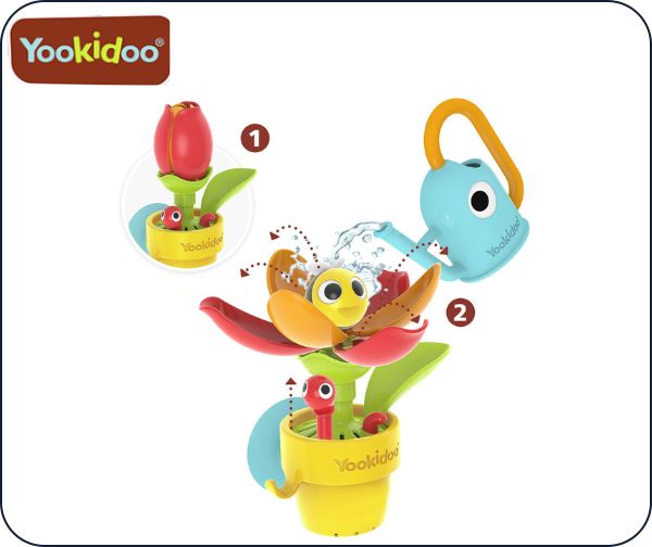 פרח מלבלב לאמבטיה מבית יוקידו