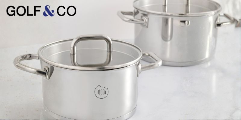 זוג סירי נירוסטה 28+24 מסדרת FOODY