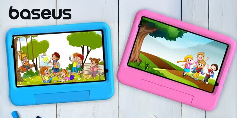 טאבלט ילדים "FutureTAB 8 כחול + כיסוי ורוד