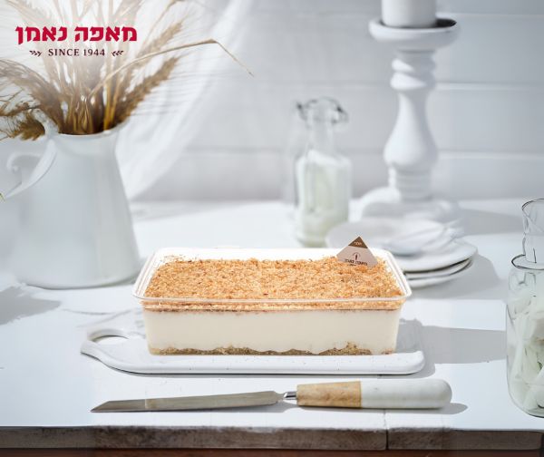 עוגת גבינה ללא תוספת סוכר לחג שבועות - מאפה נאמן