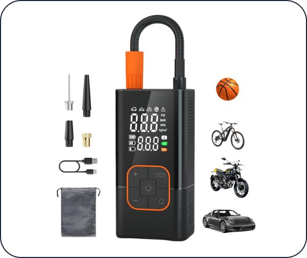 משאבה חשמלית נטענת וניידת Mah 3600