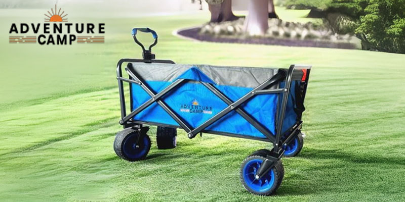עגלת קמפינג מתקפלת עם גלגלי "ג'יפ" ADVENTURE CAMP