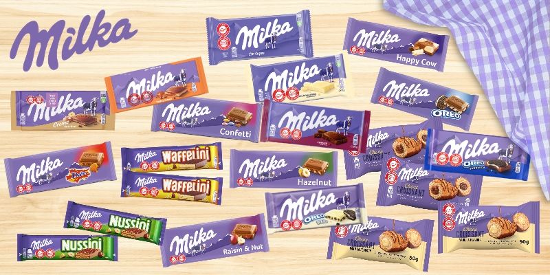 מארז שוקולד, מאפים וחטיפים מבית מילקה Milka