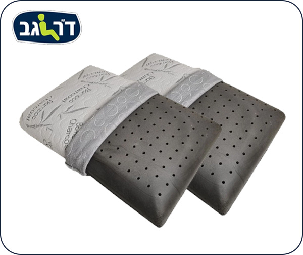 זוג כריות שינה BAMBOO CARBON PILLOW מבית ד"ר גב