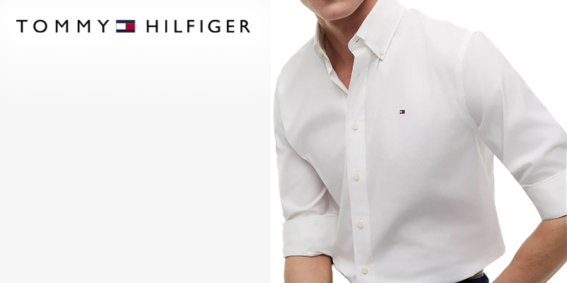 TOMMY HILFIGER - חולצה מכופתרת לגבר