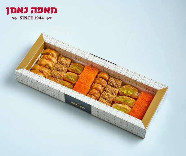מארז מיני בקלאוות בעבודת יד ברשת מאפה נאמן