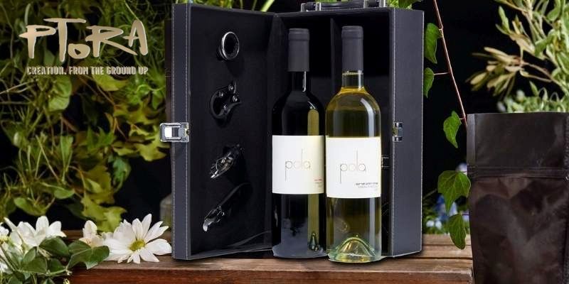 מארז יינות עם ערכת אביזרים מבית משק פתורה