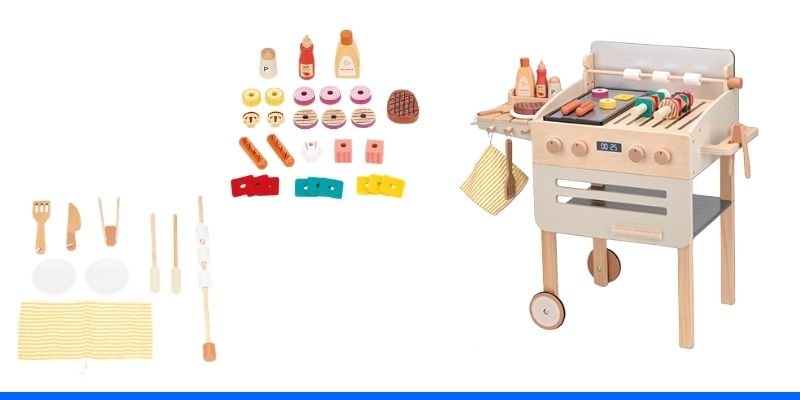 משחק מנגל גריל מעץ לילדים