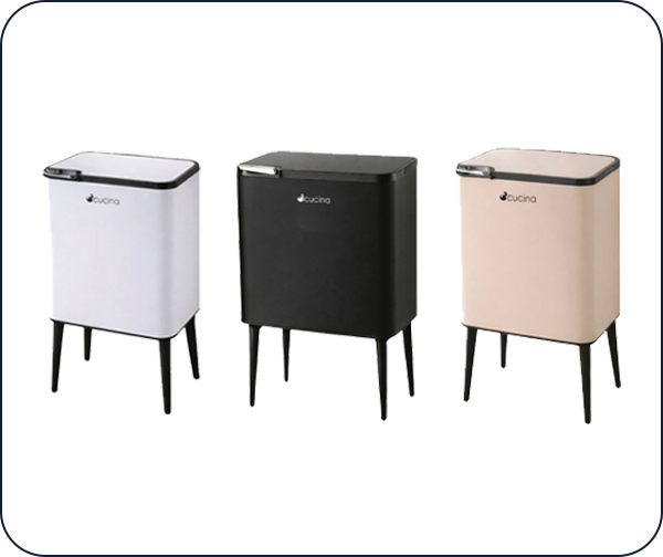 פח אשפה 33 ליטר עם פתיחה בלחיצה מסדרת Loren מבית cucina פח אשפה 33 ליטר עם פתיחה בלחיצה מסדרת Loren מבית cucina