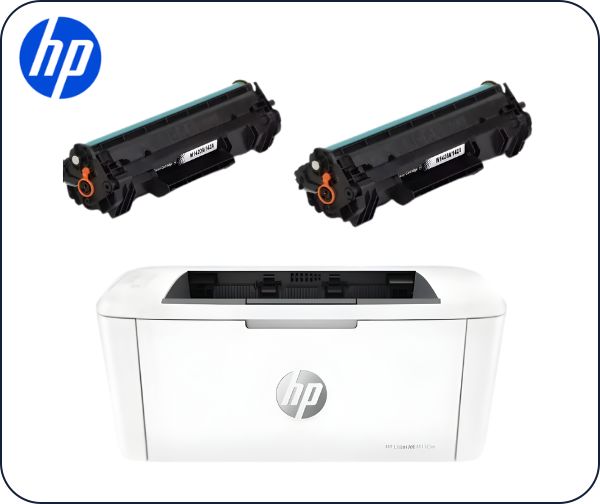 מארז מדפסת לייזר HP LaserJet M110w + שני טונרים תואמים