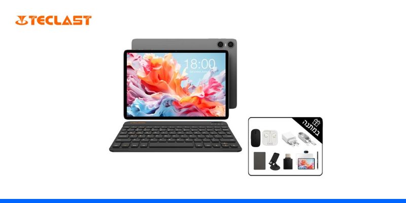 טאבלט 10.1" WiFi + ערכת אביזרים מתנה