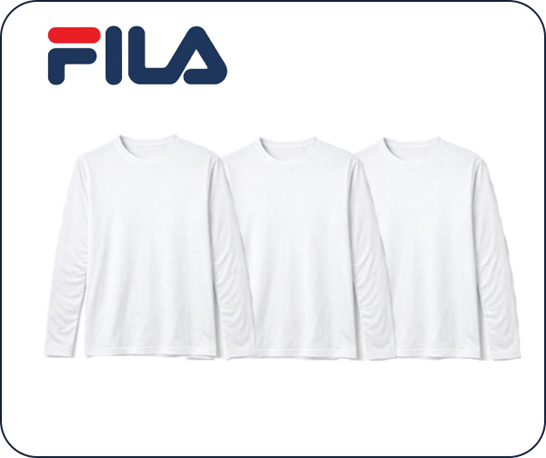 מארז 3 חולצות FILA תרמיות לגבר