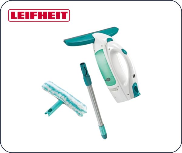 סט מנקה חלונות חשמלי נטען LEIFHEIT