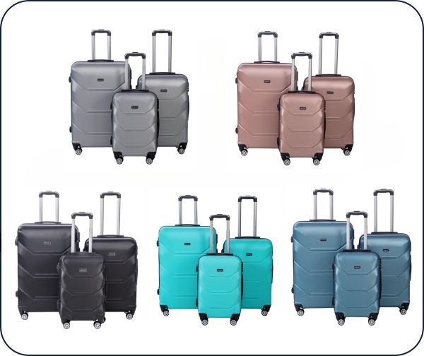 סט 3 מזוודות פרימיום מבית Swiss Sky