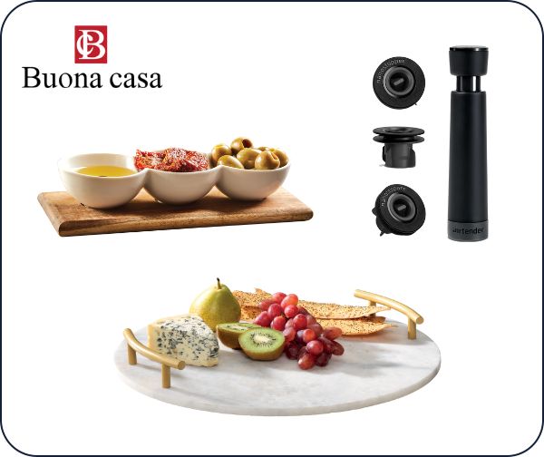 מארז שי מפנק להגשה ולאירוח מבית Buona Casa